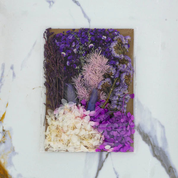 Dried Mixed Flower Purple