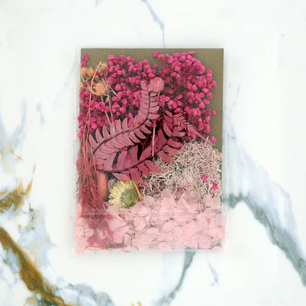 Dried Mixed Flower Pink Theme - 2