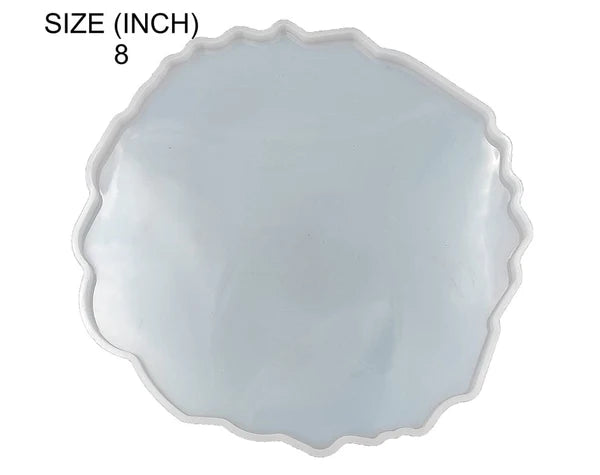 New 8" Round Agate Tray Mould