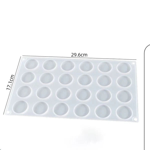 24 Cavity Round Mould