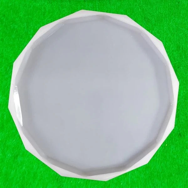 14 Inch  Round Diamond Cut Tray Mould