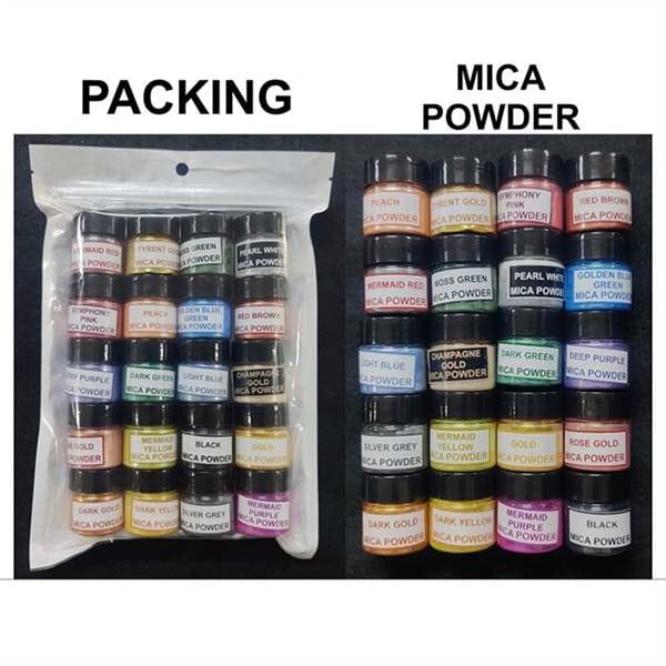 20 Shades Pearl Mica Powder Set