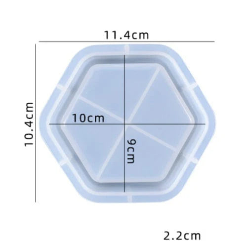Small Hexagon Tray Mould