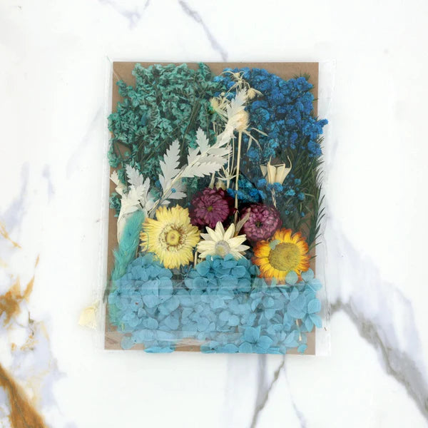 Dried Mixed Flower Blue
