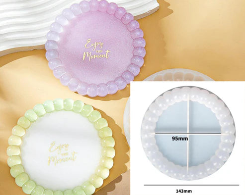 Small Bubble Edge Coaster Mould