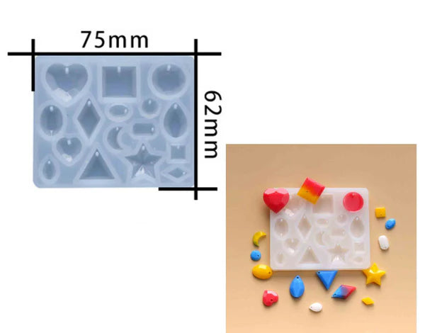 16 Cavity Jewellery & Keychain Mould