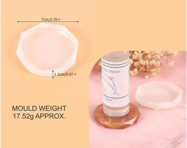 3" Octagon Coaster Mould