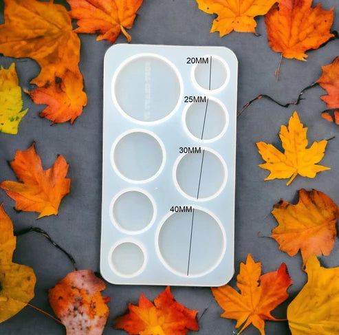 8 Cavity Round Rakhi & Bracelet & Pendant Mould