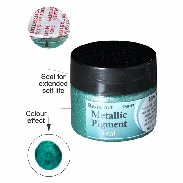 Teal Metallic Pigment For Resin