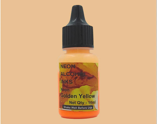 Neon Golden Yellow Ink