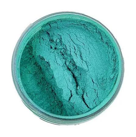 Green Blue Pearl Mica Powder 20 Gram