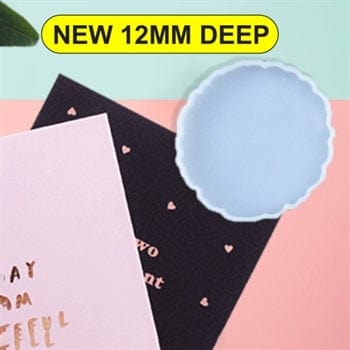 Round Agate Coaster 12Mm Deep Mould