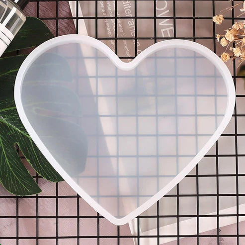 6 Inch Heart Coaster Mould