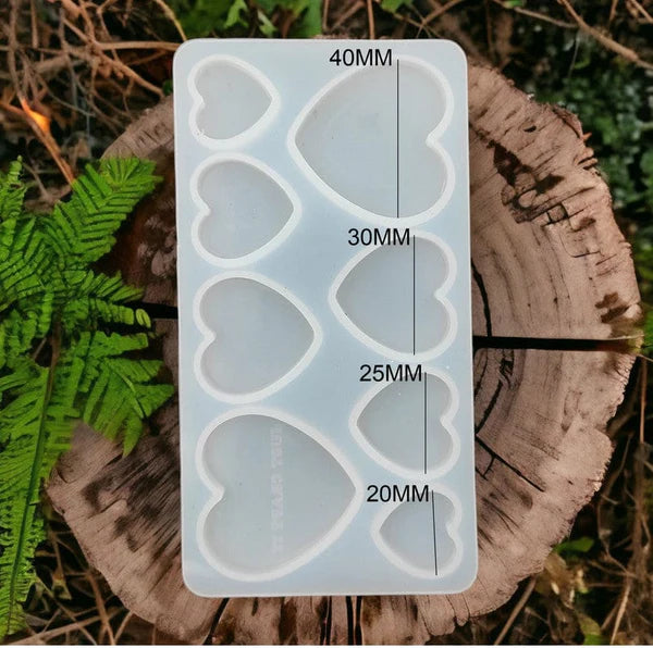 8 Cavity Heart Rakhi,Bracelet & Pendant Mould  SKU: 47079