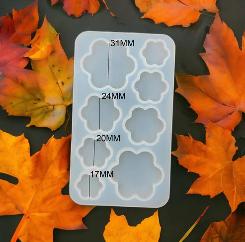 8 Cavity Flower Rakhi & Bracelet & Pendant Mould