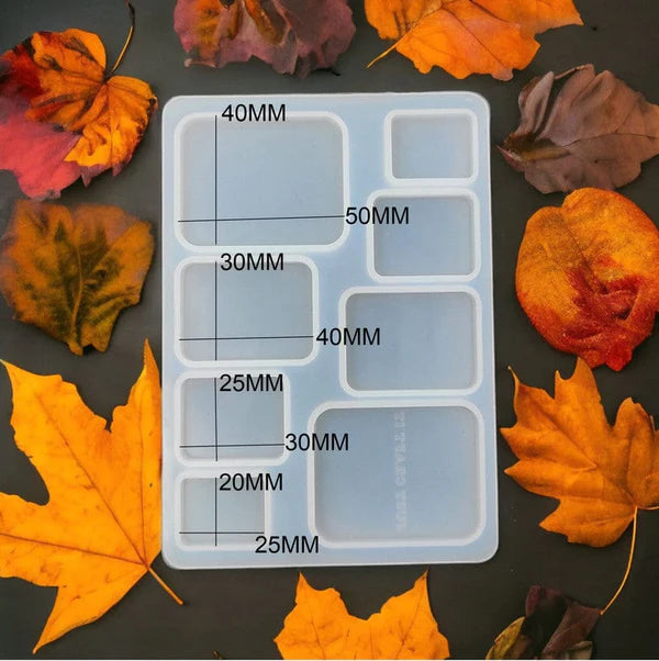 8 Cavity Rectangle Rakhi & Bracelet & Pendant Mould