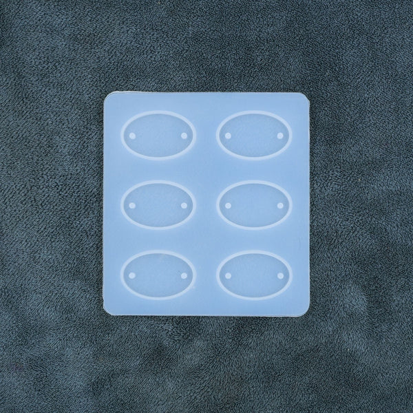 6 Cavity Oval Rakhi Mould