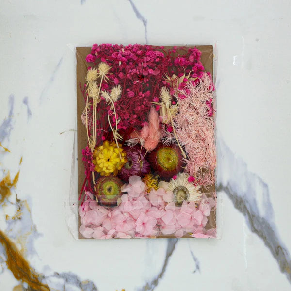 Dried Mixed Flower Pink Theme - 3