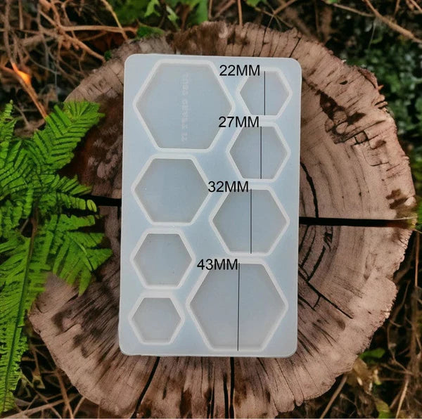 8 Cavity Hexagon Rakhi & Bracelet & Pendant Mould