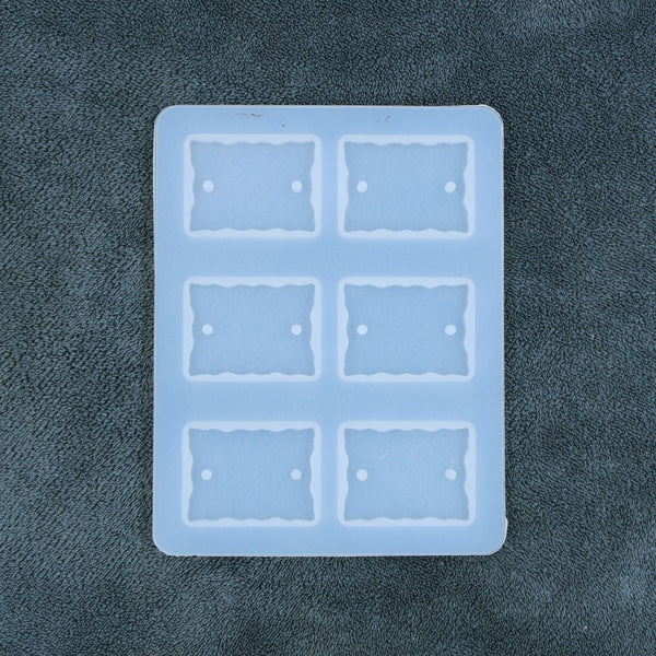 6 Cavity Rectangle Agate Rakhi Mould