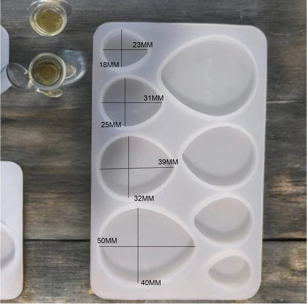 8 Cavity Drop Rakhi & Bracelet & Pendant Mould