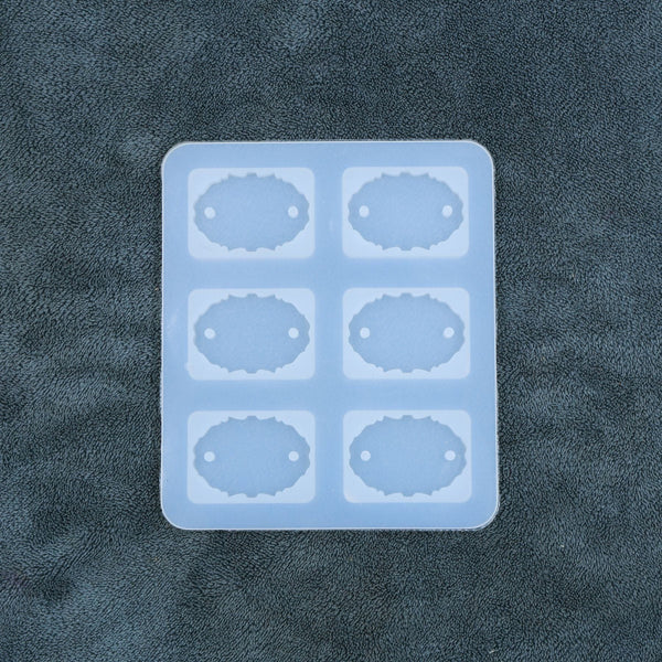 6 Cavity Oval Agate Rakhi Mould