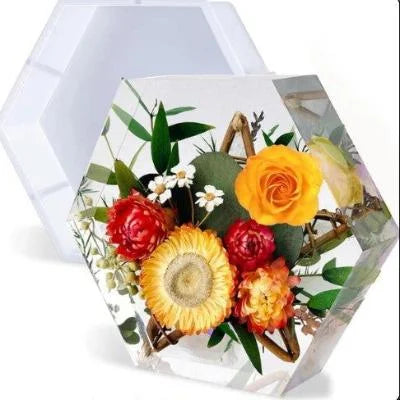 8 Inch Hexagon Mould 50 Mm Deep Casting