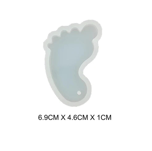 Foot Keychain Mould