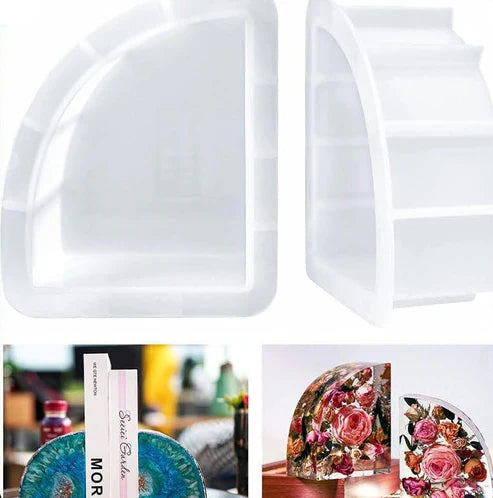 2 In 1 Deep Casting Bookend Mould (2Pc/Set) Mould