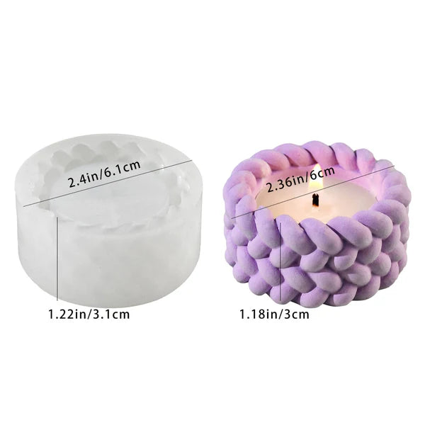 Rope Candle Holder & Planter Cup Mould