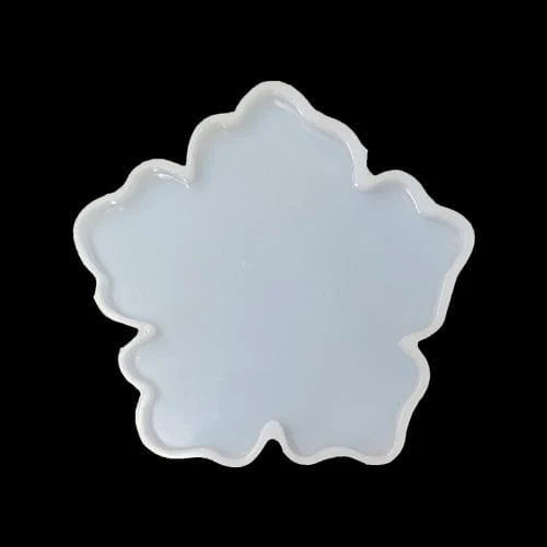 5 Kali Plain Flower Coaster Mould