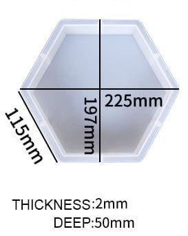 Hexagon Deep Casting Mould