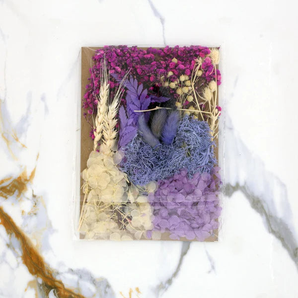 Dried Mixed Flower Purple