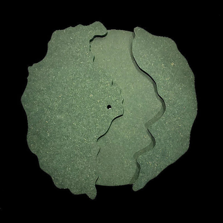 3 Part Geode Clock HDF Base for Resin Art