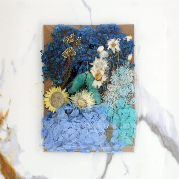 Dried Mixed Flower Blue