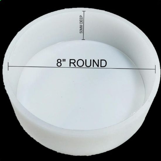 8 Inch  Round 50Mm Deep Casting Mould