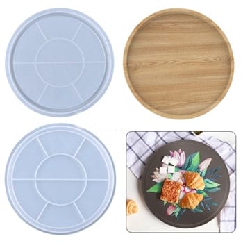 Round Tray With Boundry
