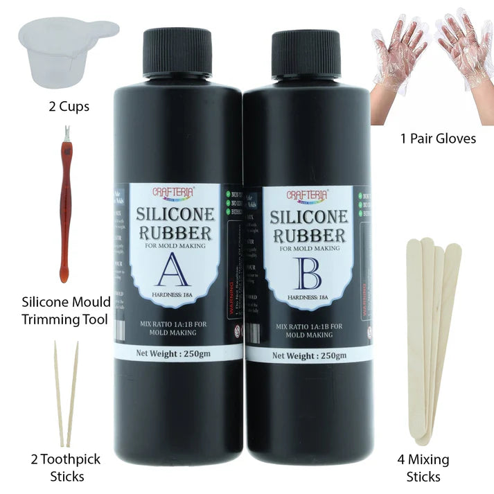 Silicon Rubber Mould Making Kit 500Gms