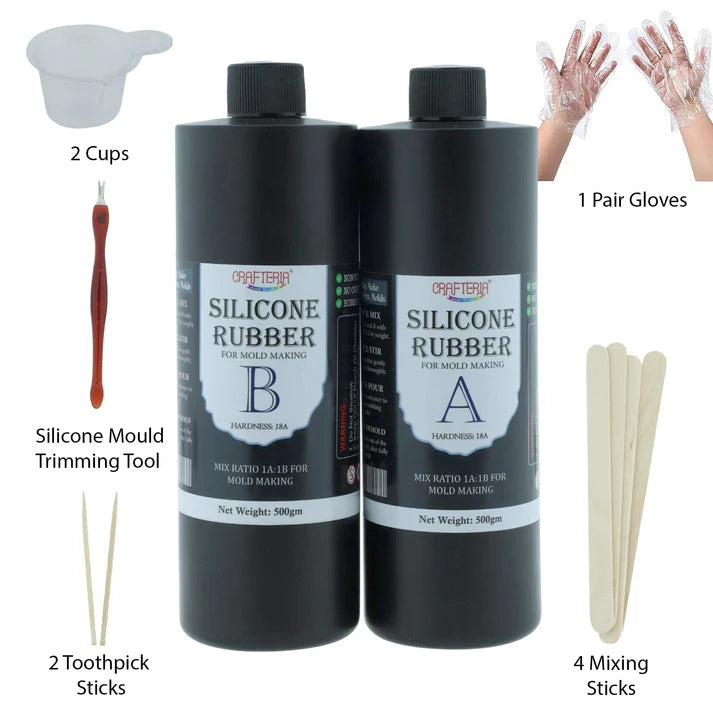 Silicon Rubber Mould Making Kit 1Kg