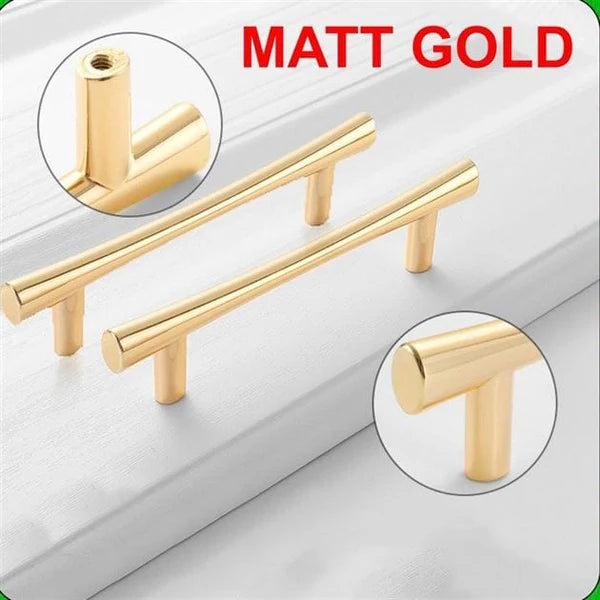 Gold 6" Cantre Thin Metal Handle
