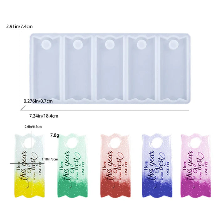 5 Cavity Name Plate Mould