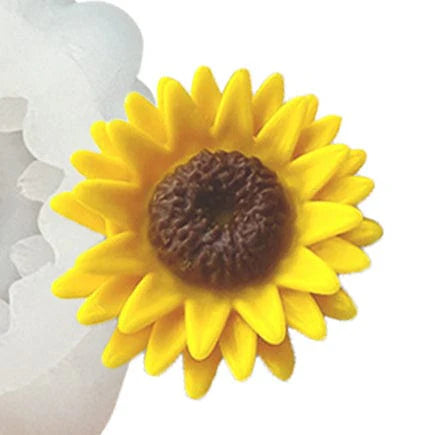 3D Sunflower Candle Handmade Mould