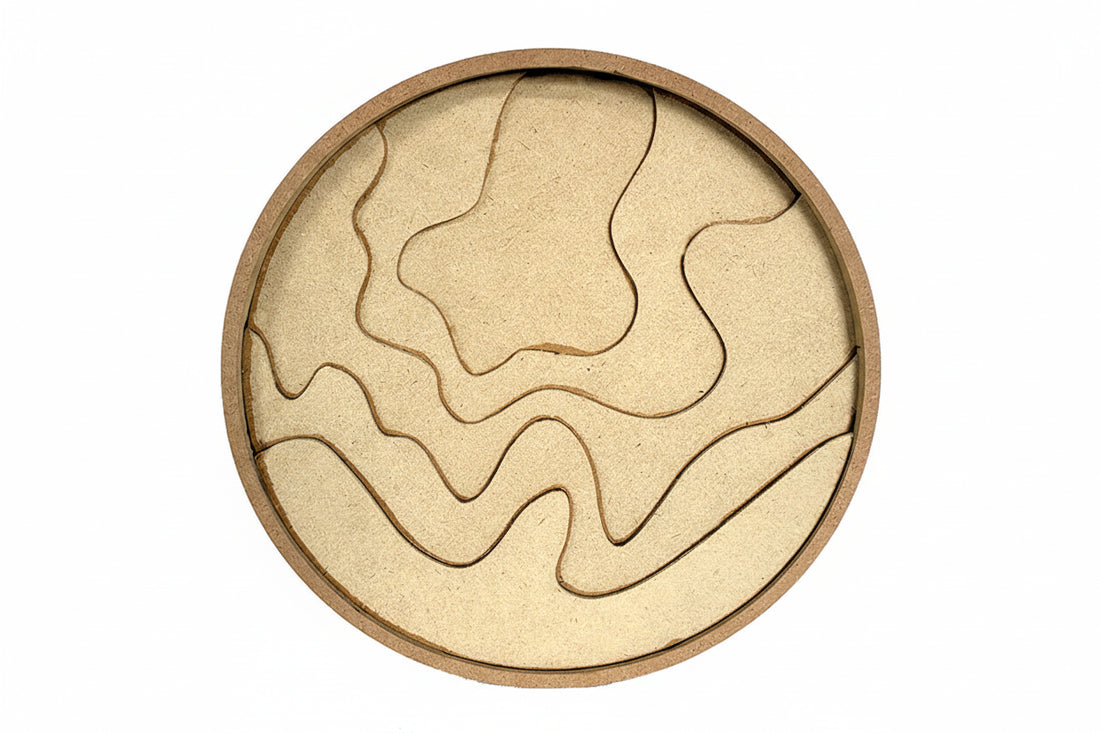 AGATE Multilayer Round Wall Art