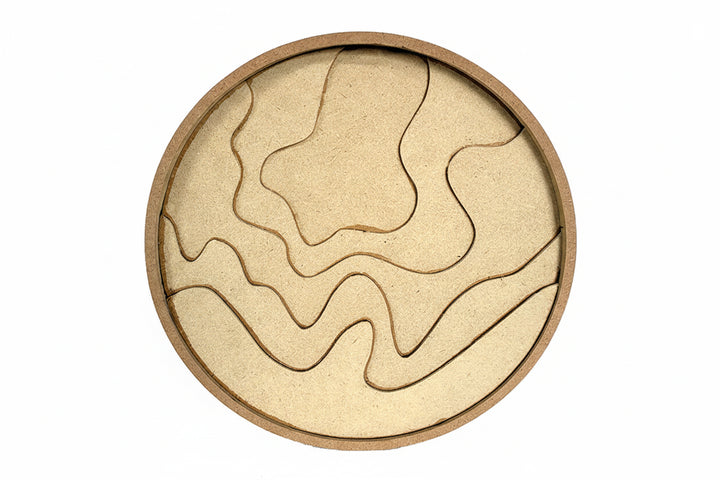 AGATE Multilayer Round Wall Art