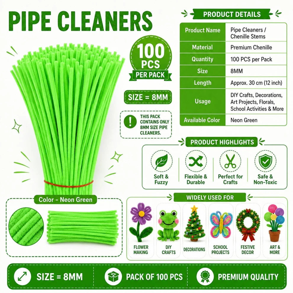 Premium Pipe Cleaners (8MM)