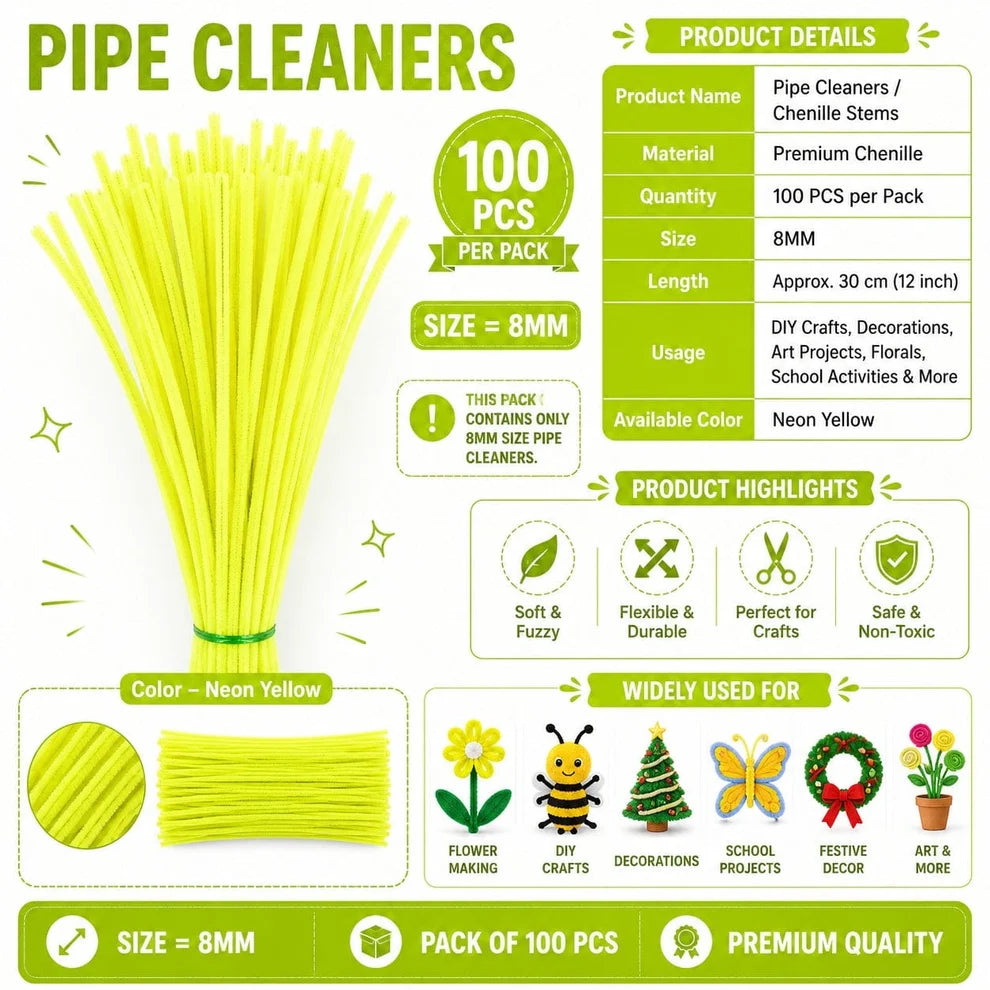 Premium Pipe Cleaners (8MM)