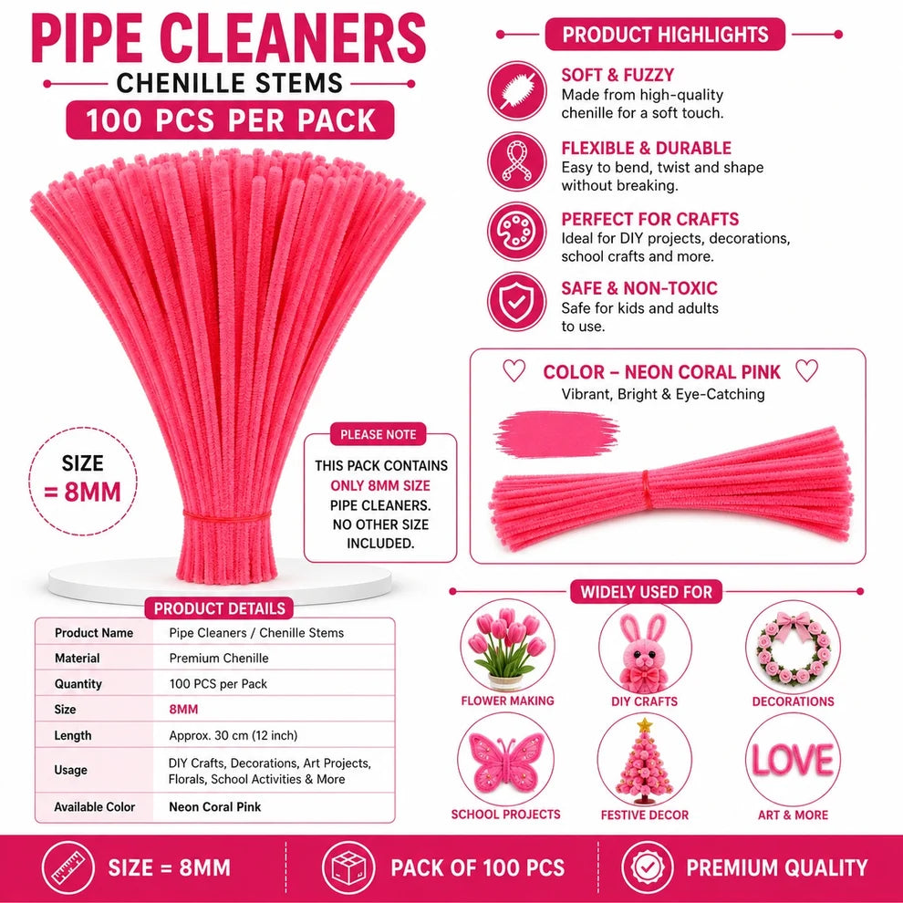 Premium Pipe Cleaners (8MM)