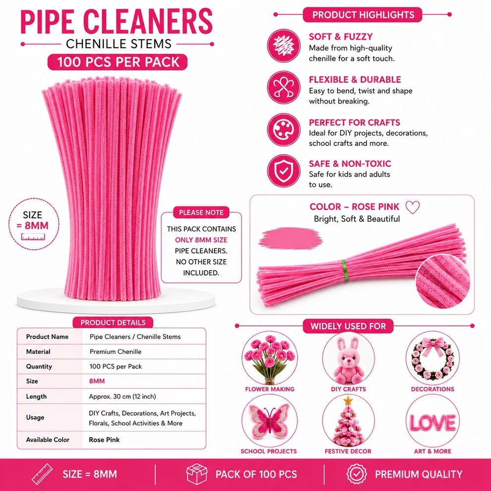 Premium Pipe Cleaners (8MM)