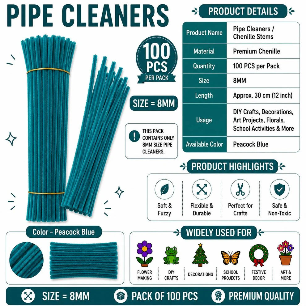 Premium Pipe Cleaners (8MM)
