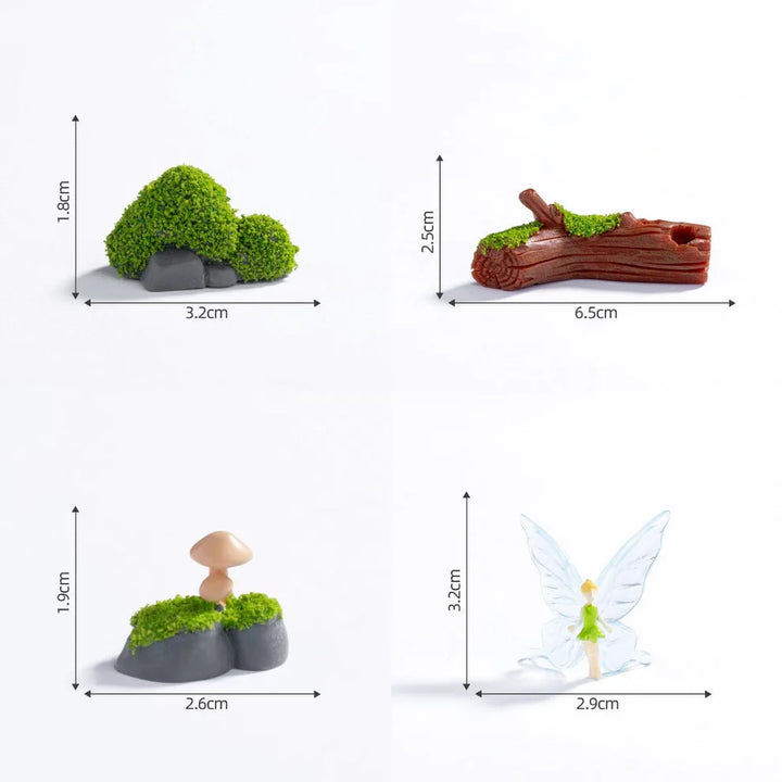 4Pcs Garden Mix Miniature